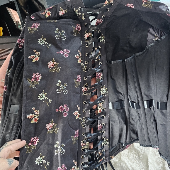 Corset Story tailored corset blouse full steel boning size 28 - Picture 4 of 6